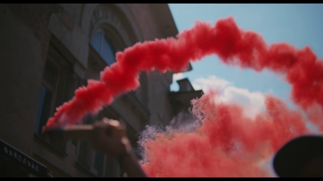 Video Reference: Red, Pink, Animation, Mouth, Smoke, Geological phenomenon, Screenshot, Fictional character