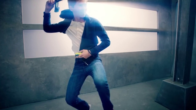 Video Reference: Blue, Photograph, Standing, Cool, Jeans, Denim, Electric blue, Snapshot, Shoulder, Leg