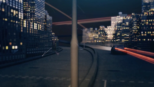 Video Reference: Metropolitan area, Urban area, Sky, Night, City, Blue, Metropolis, Cityscape, Light, Human settlement