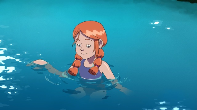 Video Reference: water, blue, vertebrate, underwater, swimming, fun, leisure, swimming pool, sky, water sport, Person