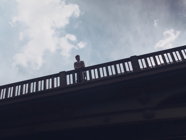 Video Reference: sky, cloud, fixed link, line, meteorological phenomenon, bridge, angle, Person