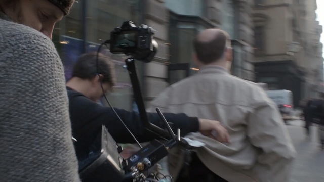 Video Reference: filmmaking, cinematographer, camera operator, television crew, Person