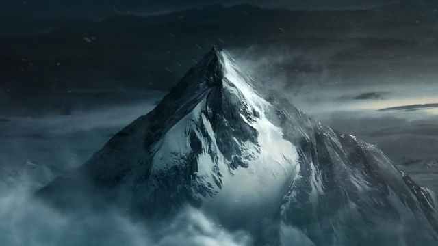 Video Reference: atmosphere, sky, geological phenomenon, mountain, computer wallpaper, darkness, mountain range, earth, wave