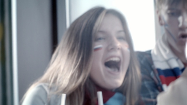 Video Reference: facial expression, girl, emotion, snapshot, fun, smile, mouth, organ, product, laughter, Person