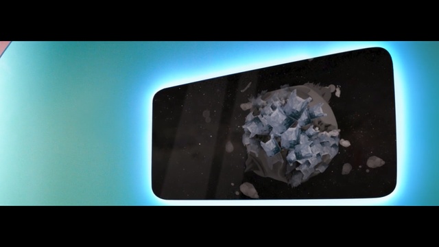 Video Reference: Blue, Organism, Font, Space, World, Rectangle, Earth, Photography, Display device, Rock