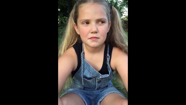 Video Reference: Hair, Face, Facial expression, Blond, Beauty, Leg, Nose, Cheek, Hairstyle, Thigh