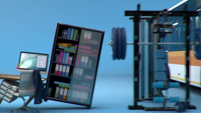 Video Reference: Product, Shelf, Shelving, Furniture, Room, Bookcase, Technology, Architecture, Desk