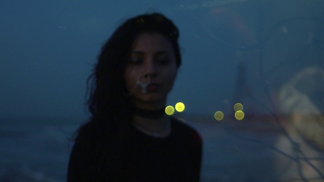 Video Reference: Face, Blue, Sky, Light, Head, Water, Night, Fun, Eye, Lip