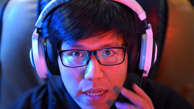 Video Reference: Face, Headphones, Audio equipment, Eyewear, Glasses, Head, Forehead, Gadget, Organ, Ear, Person