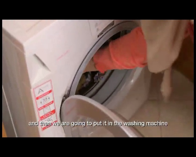 Video Reference: Toilet seat, Washing, Washing machine, Hand, Material property, Photo caption, Plumbing fixture, Bidet, Person