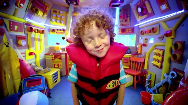 Video Reference: Child, Fun, Toy, Play, Toddler, Playset, Amusement ride, Room, Photography, Recreation, Person