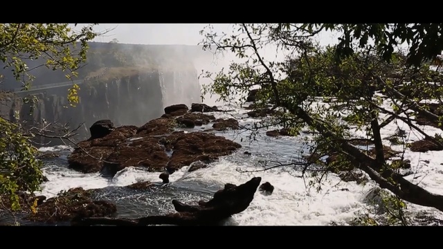 Video Reference: water, nature, body of water, waterfall, tree, wilderness, nature reserve, leaf, water feature, watercourse