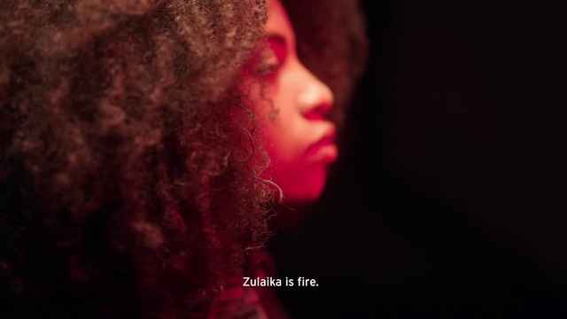 Video Reference: Hair, Red, Lip, Nose, Chin, Beauty, Cheek, Mouth, Close-up, Singer