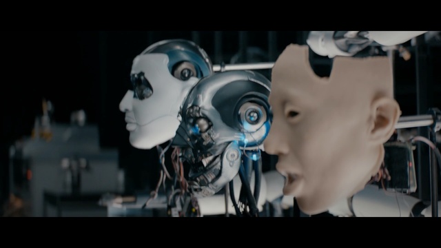 Video Reference: Robot, Head, Technology, Fictional character, Fiction, Machine, Animation, Art, Photography, Screenshot, Person
