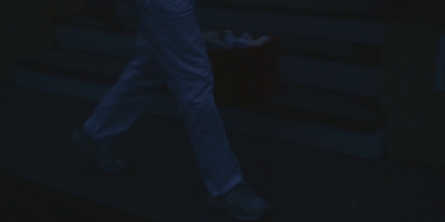 Video Reference: Blue, Black, Darkness, Light, Sky, Footwear, Standing, Atmosphere, Leg, Night