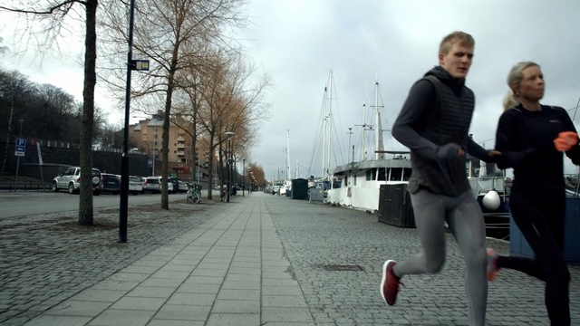 Video Reference: road, infrastructure, urban area, street, public space, pedestrian, tree, recreation, city, vehicle, Person