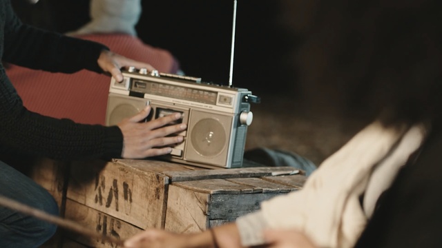 Video Reference: Boombox, Electronics, Hand, Gun, Firearm, Wood, Photography, Finger, Portable media player