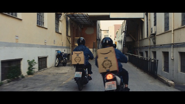 Video Reference: road, street, urban area, vehicle, recreation, screenshot, house, window, Person