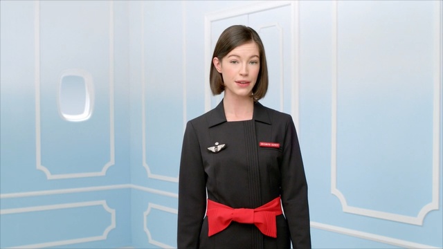 Video Reference: shoulder, outerwear, uniform, formal wear, girl, sleeve, Person
