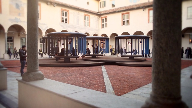 Video Reference: Building, Column, Architecture, Courtyard, Palace, House, Arcade, Arch, Estate, Facade, Person