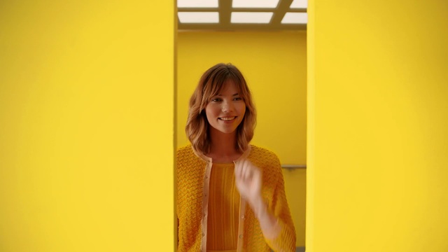 Video Reference: Hair, Yellow, Smile, Long hair, Blond, Photography, Happy, Brown hair, Portrait, Photo shoot