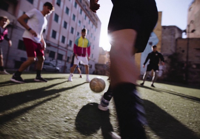 Video Reference: Street football, Freestyle football, Street, Ball, Streetball, Shadow, Pedestrian, Soccer, Street stunts, Infrastructure