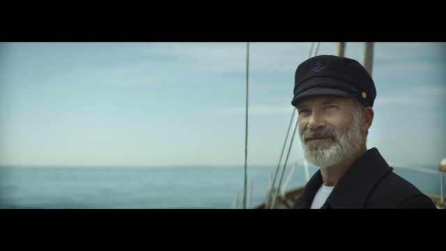 Video Reference: sea, man, sky, facial hair, water, male, fun, gentleman, human, ocean, Person
