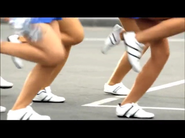 Video Reference: footwear, shoe, leg, human leg, joint, sport venue, thigh, physical fitness, structure, muscle
