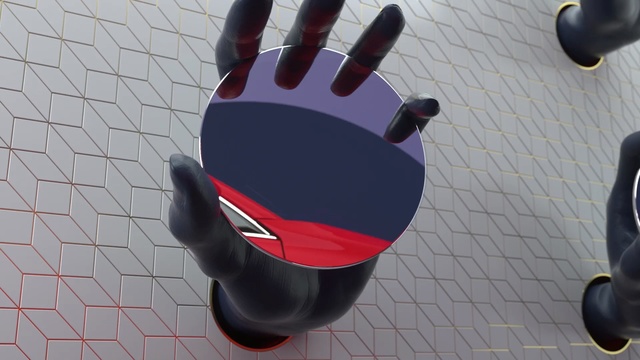 Video Reference: red, glove, hand, personal protective equipment, finger, product