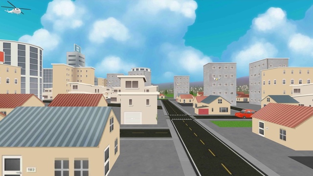 Video Reference: Metropolitan area, Urban area, Residential area, City, Daytime, Human settlement, Architecture, Town, Transport, Suburb