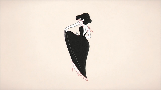 Video Reference: Fashion illustration, Illustration, Fashion design, Costume design, Black hair, Dress, Drawing, Art, Formal wear, Sketch, Person