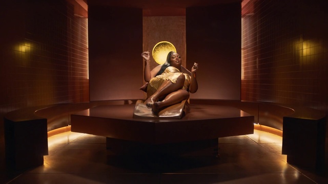 Video Reference: Sculpture, Room, Architecture, Interior design, Statue, Art, Night, Table, Furniture, Museum, Indoor, Window, Lamp, Wooden, Small, Sitting, Large, Light, Lit, Desk, Living, Mirror, Bed, Vase, White, Computer, Wall, Floor, Person, Human face