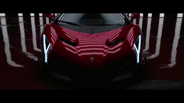 Video Reference: car, sports car, motor vehicle, black, Person