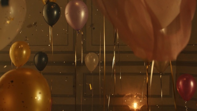 Video Reference: Balloon, Lighting, Still life photography, Space, Incandescent light bulb, Metal