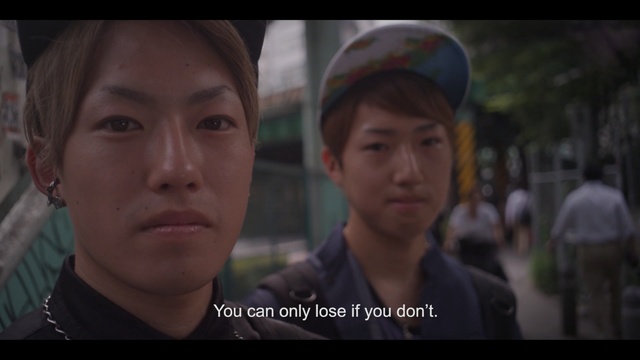 Video Reference: face, screenshot, human, girl, photo caption, scene, film, midnight, Person