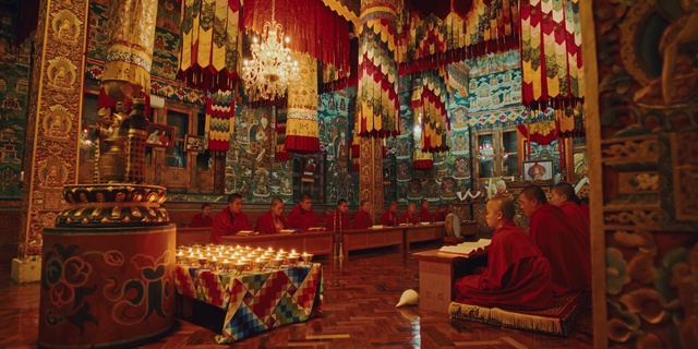 Video Reference: Textile, Temple, Monastery, Art, Building, Lama, Interior design