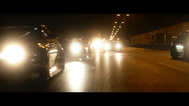 Video Reference: Automotive lighting, Headlamp, Light, Lighting, Mode of transport, Night, Darkness, Automotive design, Lens flare, Auto part