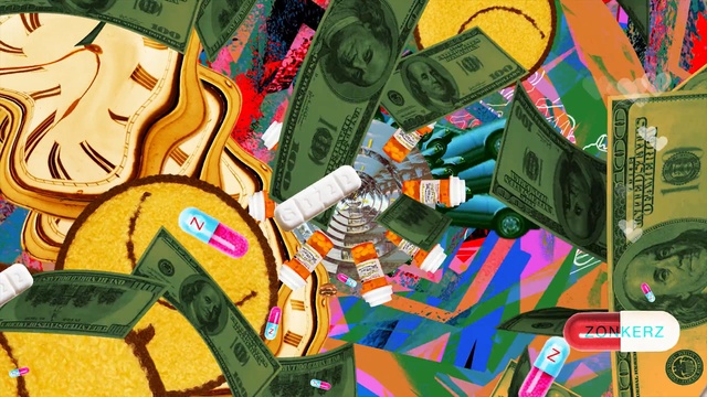 Video Reference: art, yellow, modern art, graphic design, illustration, graphics, collage, visual arts, mural, fiction