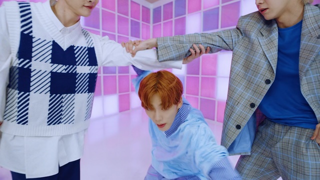 Video Reference: Child, Pink, Outerwear, Plaid, Pattern, Design, Fun, Textile, Toddler, Gesture