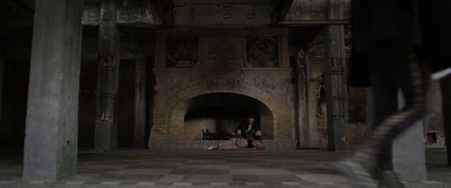 Video Reference: darkness, historic site, tourist attraction, arch, medieval architecture, building, crypt