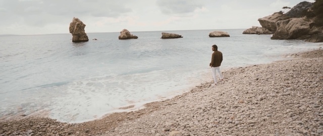 Video Reference: sea, shore, coast, coastal and oceanic landforms, ocean, beach, vacation, sand, rock, Person