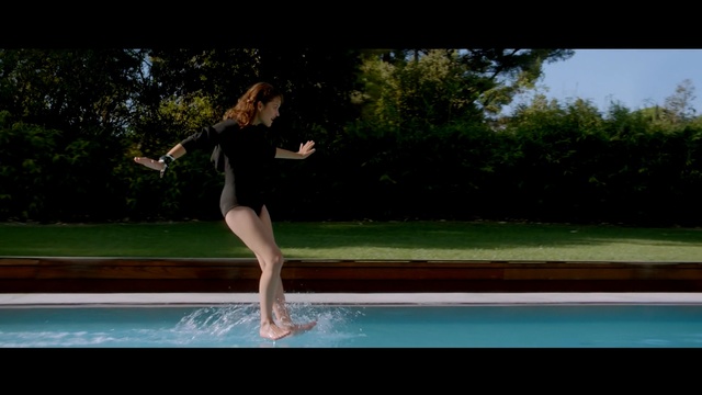 Video Reference: water, blue, nature, leisure, beauty, fun, reflection, girl, tree, light