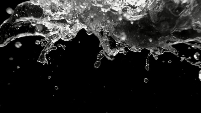 Video Reference: Water, Black, Liquid, Black-and-white, Monochrome photography, Sky, Photography, Stock photography, Freezing, Formation