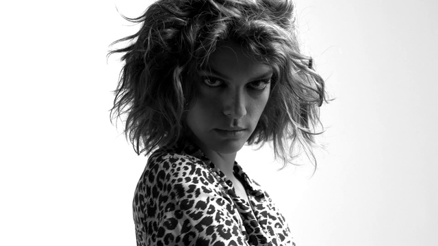 Video Reference: Hair, Face, Black, White, Black-and-white, Hairstyle, Shoulder, Monochrome photography, Beauty, Monochrome