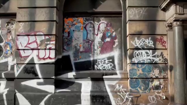 Video Reference: Street art, Art, Graffiti, Wall, Interior design, Architecture, Facade, Mural, Font, Room