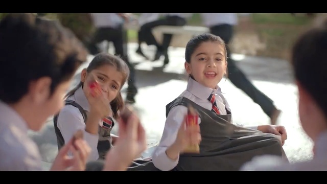 Video Reference: girl, event, fun, smile, student, official, product, Person