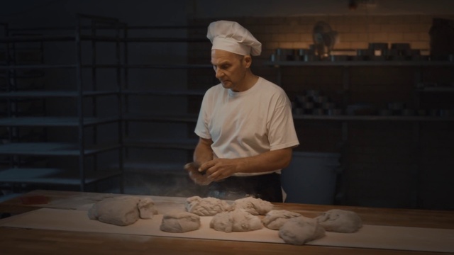 Video Reference: Cook, Baker, Chef, Baking, Bakery, Dough, Chief cook, Cooking, Food, Business