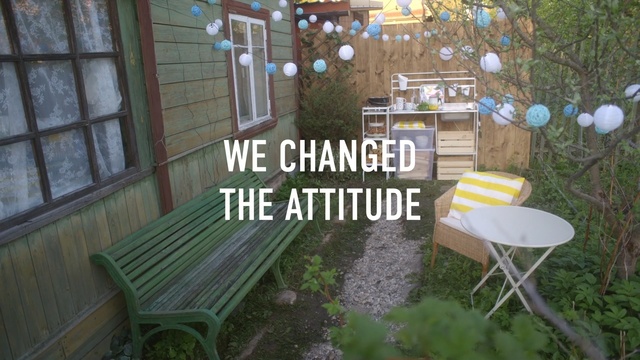 Video Reference: Property, Furniture, Table, Yard, Backyard, House, Real estate, Garden, Chair, Bench