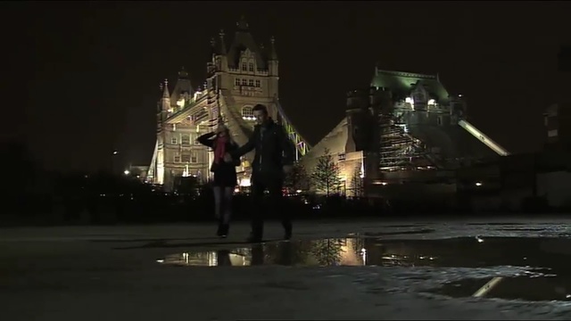 Video Reference: Night, Darkness, Midnight, Architecture, City, Space, World, Metropolis, Person