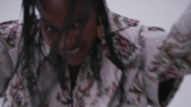 Video Reference: Hair, Black hair, Mouth, Flesh, Long hair, Fictional character, Smile